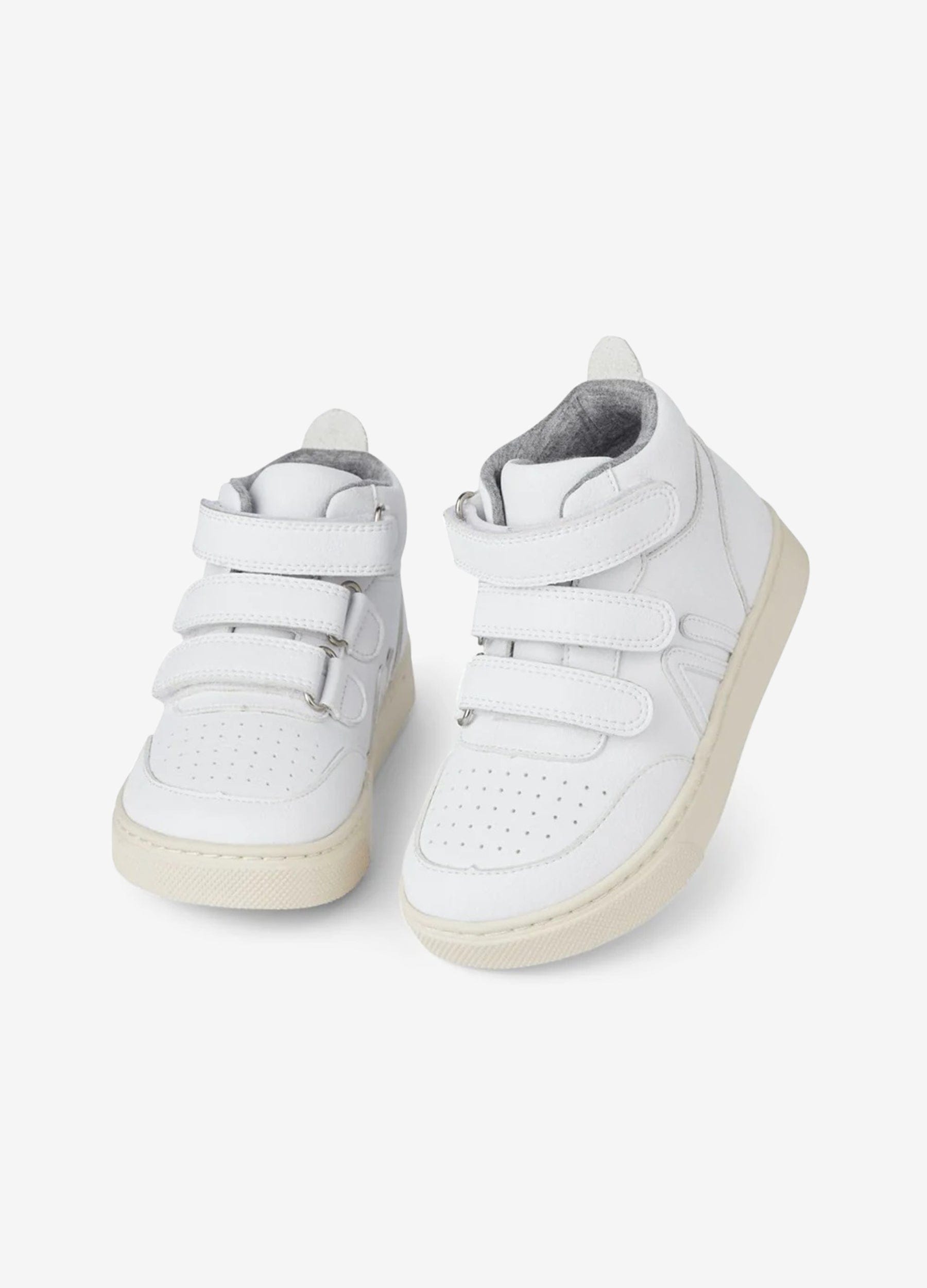 ASK - Fodformet Mid-Hi Sneaker - Natural White